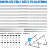 kit de 4 supports PV 118cm Panneau solaire renforcé Panneau Voir les images du produit 14