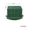 Nass Steckschaum Eckig 11x11x8cm mit Saugnapf für Auto 1 Produktbild-Vorschau 9