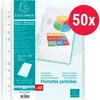 EXACOMPTA Prospekthülle DIN A4 PP genarbt transparent 50 Produktbild-Vorschau 6