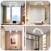 ZMH LED biely stropný reflektor 2 plamene GU10 otočný Náhľad obrázku produktu 7