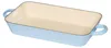 Padella Riess 33x20cm smalto blu pastello Anteprima dell’immagine prodotto 2