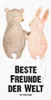 Mr. & Mrs. Panda Handtuch Hase Beste Freunde der Welt - Produktbild-Vorschau 1