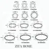Zita Home Esstisch, oval, 180 cm, Mangoholz, Schwarz, Produktbild-Vorschau 6