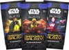 Three Star Wars Unlimited Shadows of the Galaxy booster packs are displayed side-by-side against a white background. Produktbild-Vorschau