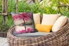 MuchoWow® Outdoor Kissen - Gemälde - Blüte - Wasser - Produktbild-Vorschau 3