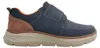 Scarpe da uomo Rieker, mocassini, blu, casual Anteprima dell’immagine prodotto 2