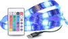 A USB-powered LED RGB strip light with a remote control. Náhľad obrázku produktu