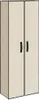 vidaXL Schuhschrank Creme 60x30x166 cm Stoff Produktbild-Vorschau 1