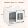 COSTWAY gabbia per cani, box per cani per casa, cuccia per Anteprima dell’immagine prodotto 3