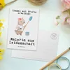 Mr. & Mrs. Panda Ansichtskarte Malerin Leidenschaft - Weiß Produktbild-Vorschau 3
