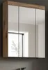 Bad Spiegelschrank "Willow" in Eiche, Badschrank 3-türig / Produktbild-Vorschau 5