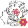 AVANA Tagliabiscotti Fiori 5 Pezzi, Set di Tagliabiscotti Anteprima dell’immagine prodotto 1
