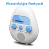 Wasserdichtes kabelloses FM-Badezimmer-Radio , tragbares Produktbild-Vorschau 6