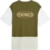 Puma KING Top Tee OLIVE DRAB-ALPINE SNOW OLIVE DRAB-ALPINE Produktbild-Vorschau 2