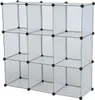 Regalsystem Würfelregal Steckregal 9 Fächer Stufenregal DIY Produktbild-Vorschau 5