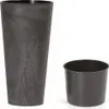 Květináč Tubus Effect tmavě šedý 25 cm Podgląd zdjęcia produktu 12