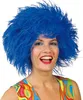 Perücke Clown struppig blau Produktbild-Vorschau 1