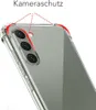 Close-up of the corner of a smartphone case, highlighting camera protection. Voir les images du produit