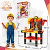Kinderwerkbank mit batteriebetriebener Bohrmaschine und Produktbild-Vorschau 8
