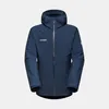 Dunkelblaue Hardshelljacke mit Kapuze von Mammut; Modell Alto Light HS.