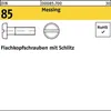 Reyher  85 MS Flako-Schrauben 5x10 mit Schlitz (200 Stück) Produktbild-Vorschau 1
