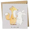 Mr. & Mrs. Panda Glückwunschkarte Fuchs Hase Freunde Produktbild-Vorschau 1