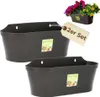 2er Set Wand Blumentopf im Set Wandblumentopf Wandtopf Produktbild-Vorschau 1