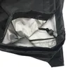 A close-up view of the drawstring closure of a black grill cover. Náhľad obrázku produktu