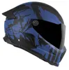 Bogotto Rapto Demon Helm, blau matt, XL Produktbild-Vorschau 2