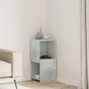 vidaXL Rohová skříňka, betonově šedá, 30,5 x 30 x 65 cm, Náhled obrázku produktu 2