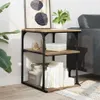 vidaXL Stojak na drukarkę dąb Artisan 43 x 48 x 64 cm Podgląd zdjęcia produktu 5