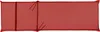A red cushion for a garden lounger, laid flat. Produktbild-Vorschau