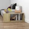 vidaXL TV-Schrank Sonoma-Eiche 80x24x32 cm Holzwerkstoff Produktbild-Vorschau 8