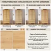 Kleiderschrank mit Rattan-Design 80x50x180cm aus MDF in Produktbild-Vorschau 5