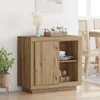 vidaXL Mueble aparador, estilo artesanal, roble, 80 x 40 x Vista previa de la imagen del producto 1
