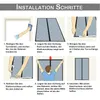 Magnet Türvorhang Wärmeschutzvorhang 90x210cm Selbstklebend Produktbild-Vorschau 10