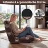 Pohodlná podlahová židle s nastavitelnou opěradlem, Náhled obrázku produktu 5