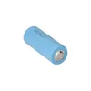 A single blue battery with silver contacts on a white background. Podgląd zdjęcia produktu