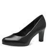 Tamaris Damen Pumps Blockabsatz klassisch Holzoptik Leder Produktbild-Vorschau 1