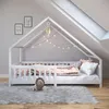 Hausbett CORA 90x200 cm, Weiß - Kinderbett mit Produktbild-Vorschau 1