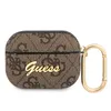 Guess AirPods Pro harte Schutzhülle mit Guess Logo - Braun Produktbild-Vorschau 7