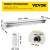 Vevor 1500 mm Edelstahl rechteckig Schwimmbad Brunnen Produktbild-Vorschau 7