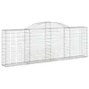 Gabionen mit Hochbogen 15 Stk 300x30x100/120cm Verzinktes Produktbild-Vorschau 3