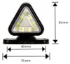 Set van 2 mini-koplampen met 18 LED's, hoornvormig, 12-24V, Productafbeelding-voorbeeld 2