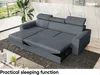 MEBLINI Schlafcouch mit Bettkasten - Ecksofa mit Produktbild-Vorschau 5