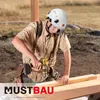 Mustbau Sicherheitshelm EN397 mit Visier & Schweißband, Produktbild-Vorschau 8