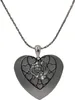 Steuer Modeschmuck Anhänger mit Kette Metall 50cm silber Produktbild-Vorschau 2
