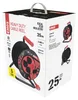 Venkovní prodlužovací kabel na bubnu 25 m / 4 zás. / černý / guma-neopren / 230V / 2,5 mm2 Produktbild-Vorschau