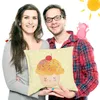 Mr. & Mrs. Panda Deko Kissen Cupcake - Gelb Pastell - Produktbild-Vorschau 4