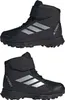 Two identical black Adidas Terrex winter boots are shown from a side-angle against a white background. Náhled obrázku produktu